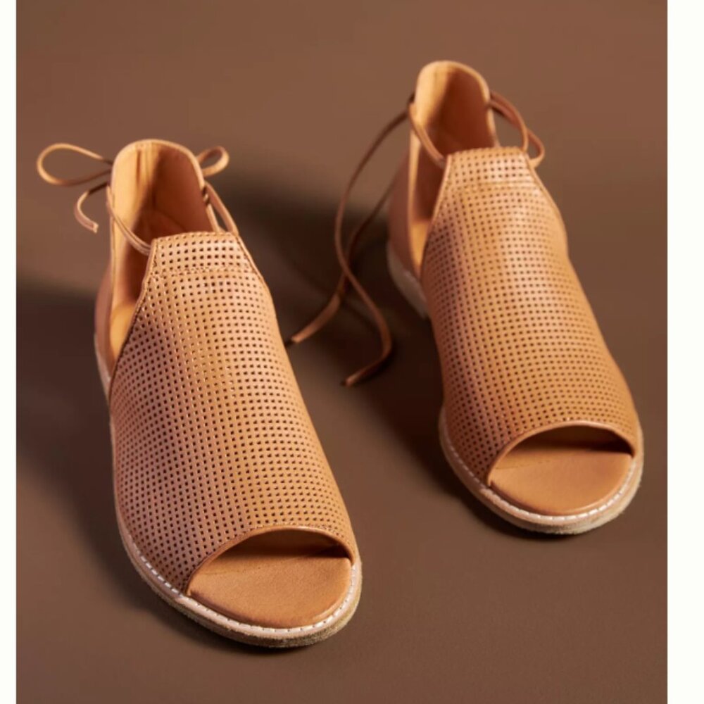 euc Silent D Nuance Sandals Size 10 in Brown Leather Anthropologie